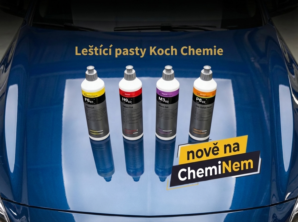 Novinka - leštící pasty Koch Chemie