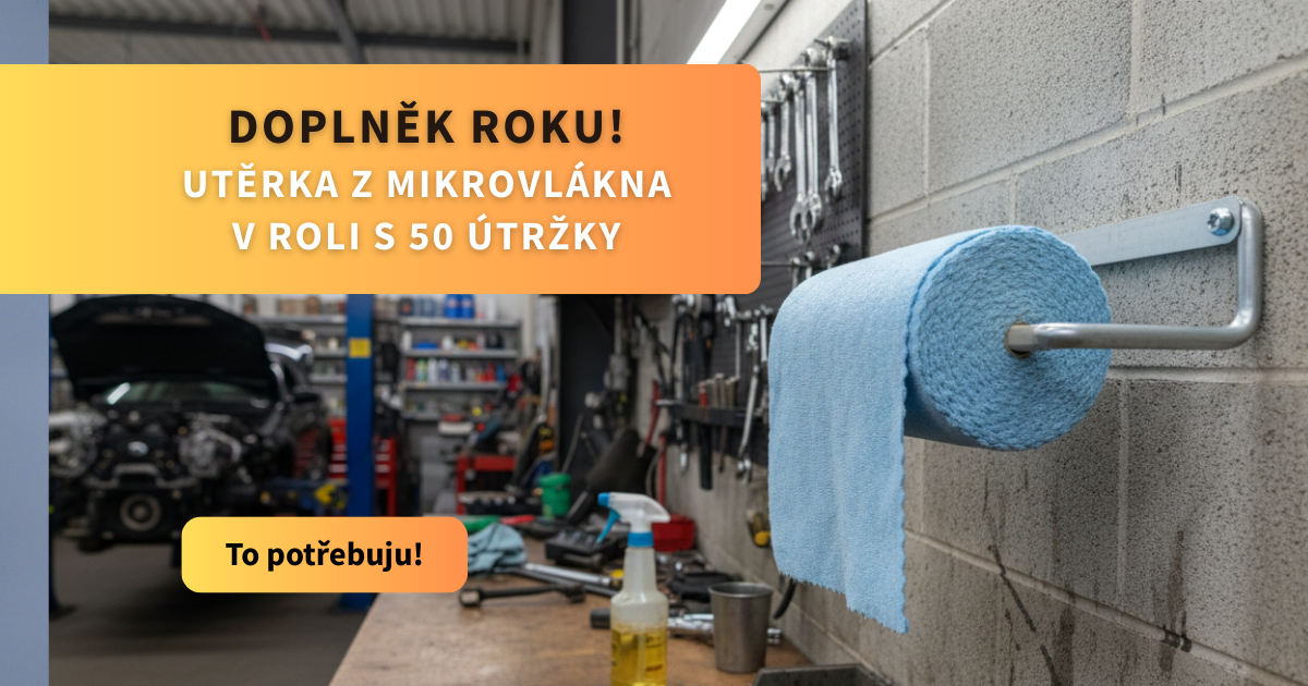 Doplněk roku 2025 - utěrka z mikrovlákna