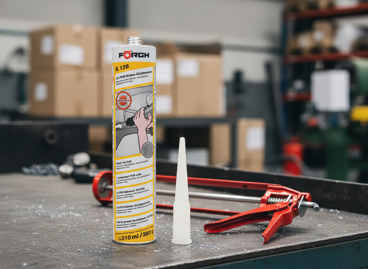 Použití tmele K126 s vytlačovací pistolí