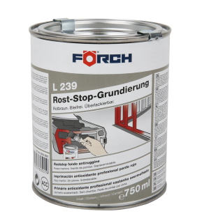Förch Červeno hnědá základní antikorozní barva PROFI L239 750ml 